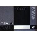 Wash&dry - Waschbare Fußmatte - Tea Time - Coffee Break 60 x 85 cm Fußabstreifer Wash+Dry