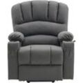 Mcombo - m Relaxsessel mit Aufstehhilfe & Liegefunktion, Fernsehsessel elektrisch verstellbar, tv Sessel mit Massage & Wärmefunktion, usb &