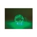 Glasslight led - Transparente Glaskugel - 12 cm - 40 grüne LEDs - Batterien nicht enthalten - Splendeo