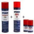 IPERON® 5 x 200 ml Fogger & 5 x 400 ml Flohspray & 5 x 400 ml Wespenspray im Set + Zeckenhaken