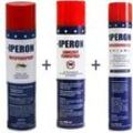 IPERON® 2 x 750 ml Ungezieferspray & 2 x 400 ml Flohspray & 2 x 400 ml Wespenspray im Set + Zeckenhaken