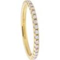 MONCARA Damen Ring, 585er Gold mit 33 Diamanten, zus. ca. 0,5 Karat, gold