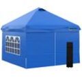 Pavillon mit Rolltasche blau (Farbe: blau)
