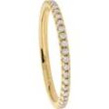 MONCARA Damen Ring, 585er Gold mit 41 Diamanten, zus. ca. 0,35 Karat, gold