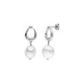 Amalfi Pearl Earrings Silver