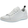 ara® Sneaker, Leder, High Soft-Wechselfußbett, für Damen, weiß, 37.5