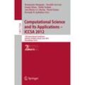 Computational Science and Its Applications -- ICCSA 2012.Pt.2, Kartoniert (TB)