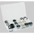 HAAS Oha Dichtungs-Sortiment 7307 125 Stück, 270x180x42mm, für Kunststoff-/Metall-Siphons, transparent