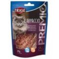 TRIXIE Trixie PREMIO Carpaccio Katzensnack, Ente und Fisch, 20 g