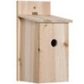 2er Set Nistkasten für Kolibri Wildvögel Vogelnistkasten aus Holz Vogelhaus Vogelfutterhaus Natur 15