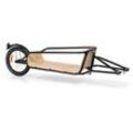 Companion Chaser Fahrradanhänger Lastenanhänger - Fahrrad Anhänger für Belastungen bis max. 30 kg, Fahrradhänger für 16 Räder, Ladefläche aus