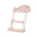 Chipolino Toilettenaufsatz, Toilettensitz mit Leiter, Griffe, Fußstütze, kompakt rosa weiß