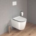 Duravit Soleil Wand-WC-Set mit WC-Sitz in Weiß - verdeckte Befestigung - HygieneGlaze & HygieneFlush: Antibakteriell & innovativ
