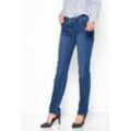 Straight-Jeans TONI "Perfect Shape Straight" Gr. 42, N-Gr, blau (mid blue used) Damen Jeans Gerade