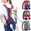 Lycxames - Hunderucksäcke, mittelgroße Hunde, Hundetragetasche, Hundetragetasche, verstellbarer Rucksack für Wandern, Reisen, Camping, unterstützt