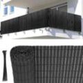 Vingo - pvc Sichtschutzmatte UV-Schutz Sichtschutzzaun Balkon Terrasse Windschutz Sichtschutz Outdoor Balkonverkleidung Wetterfest für Balkon Garten