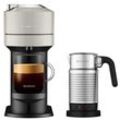 Nespresso Vertuo Next Light Grey & Aeroccino 4 Vertuo Kaffeemaschine