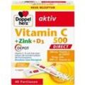 Doppelherz Vitamin C 500+Zink+D3 Depot Direct Pel. 40 St