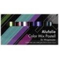 Mex pro Hair Alufolie Colormix Pastell 50 m X 12 cm x 15 μm (4 x 50 m)