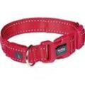 Nobby Halsband Flash Mesh rot, S-M: L: 38-45 cm, B: 25 mm