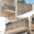 Sekey Balkonsichtschutz Balkon Sichtschutz aus PVC Balkonbespannung für 100% Privatsphäre Farbgarantie für drei Jahre