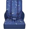 Naizy - Sitzerhöhung Stuhl Kind Kindersitzerhöhung Sitzkissen mit Faltbar Rückenlehne und Dreipunktsicherheitsgurt, Schwämme Boostersitz für