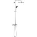 Duschsystem GROHE "Vitalio Joy System 260" Brausegarnituren grau (chromfarben) Duschsysteme mit Wassersparfunktion