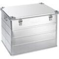 Aufbewahrungsbox ENDERS "Vancouver L" Aufbewahrungsboxen Gr. B/H/T: 79 cm x 60 cm x 58,5 cm, silberfarben Boxen und Kisten Aluminium, BxTxH: 79x58,5x60 cm, 236 Liter