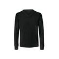 Cashmere-Pullover mit V-Ausschnitt - Schwarz - Gr.: 50