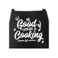 MoonWorks Grillschürze Herren Grill-Schürze für Männer mit Spruch Mr Good Looking is Cooking Moonworks®