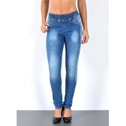 ESRA Stretch-Jeans J440 Damen High Waist Skinny Jeans