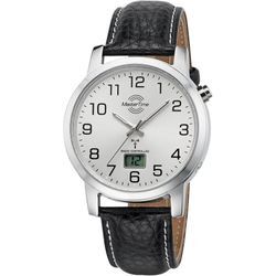 MASTER TIME Funkuhr MTGA-10294-12L, Armbanduhr, Quarzuhr, Herrenuhr, Datum, Langzeitbatterie, schwarz