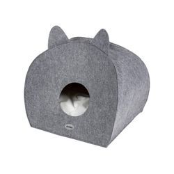 zoofari® Katzenhöhle, herausnehmbares Kissen, faltbar