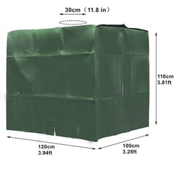 1 x IBC / Container Abdeckung UV-Schutz Folienhaube Hülle Haube Regenwassertank