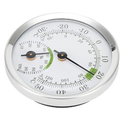 1 Stücke Analog Innen Wand Montiert Haushalts Thermometer Hygrometer Werkzeuge