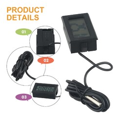 Mini LCD Digital Temperatur Thermometer Tester Messgerät mit langer wasserdicht
