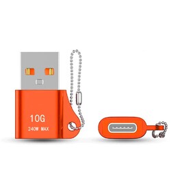 USB A Stecker auf USBC Buchse Konverter leichtes Design perfekt für den täglic