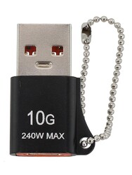 USB A Stecker auf C Buchse Konverter Tragbares Design mit Schlüsselanhänger Zu