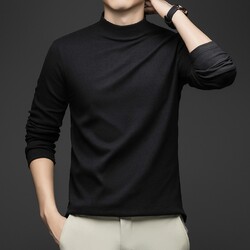 Strickpullover halber Rollkragen schwarz Pulli grau Pulli khaki Pulli