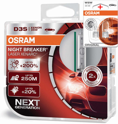 Osram Night Breaker 200 Laser Silver LED H1 H3 H4 H7 H8 H11 HB3 HB4 Freie Wah...