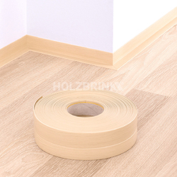 Weichsockelleiste Sockelleiste selbstklebend PVC Winkelleiste Knickleiste*Neue, superstarke Klebestreifen - maximale Haftkraft*