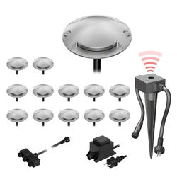 LED Bodenleuchte, Wegmarkierung BUNDA für außen, IP67, 2-flammig, mit