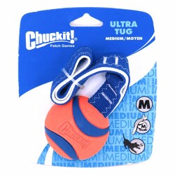 Chuckit! Ultra Tug - Ball mit Wurfschlaufe - Apportierspielzeug Zerrspielzeug