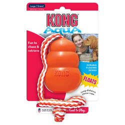 KONG Aqua - Apportierspielzeug Wasserspielzeug Hundespielzeug Wurfseil schwimmt