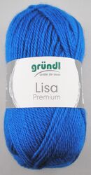 50g Lisa Premium Uni Strickgarn Wolle zum Häkeln Stricken Basteln GP 2,38€/100g