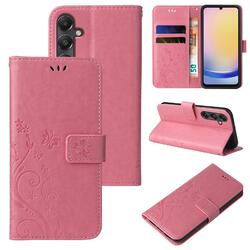 Handy Tasche für Samsung Galaxy A25 5G Handyhülle Blumen Case 9H Displayglas✅ DEUTSCHER HÄNDLER ✅ BLITZVERSAND ✅ 7 TAGE VERSAND