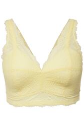 Ulla Popken Damen große Größen Bralette Softcups Spitze ohne Bügel