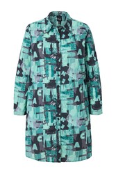 Ulla Popken Damen große Größen Longbluse A Linie Hemdkragen Langarm 834586