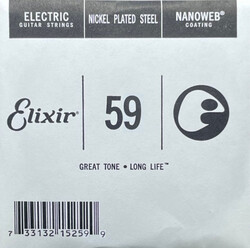 Elixir 12074 Nanoweb - Nickel, 7-string light/heavy (010-059) - E-Gitarrensaiten