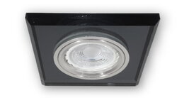 LED Einbaustrahler Dimmbar GU10 Glas Lampen LED Spots 3er Set 230V Einbauspot